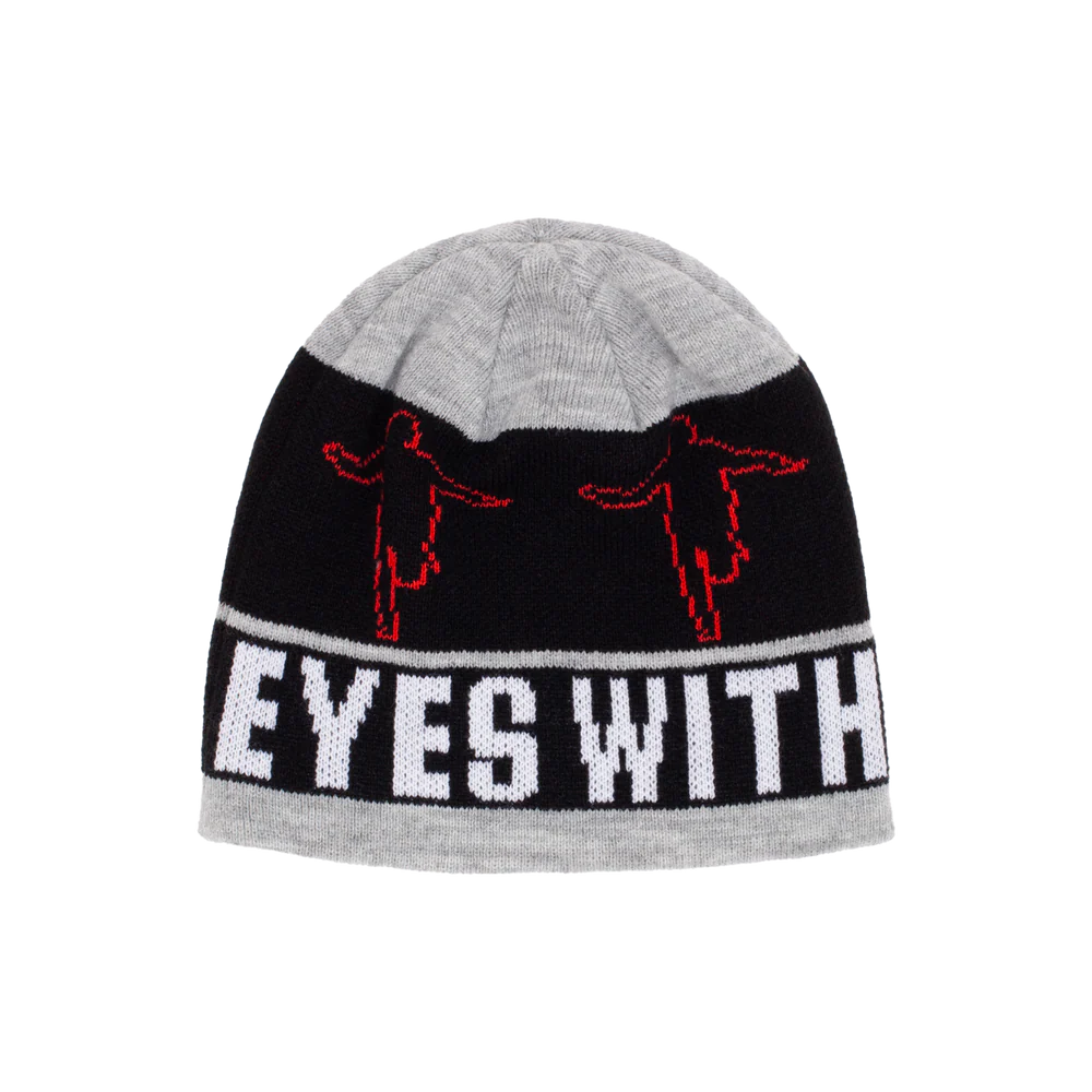 Hockey Eyes Without A Face Beanie (Grey)