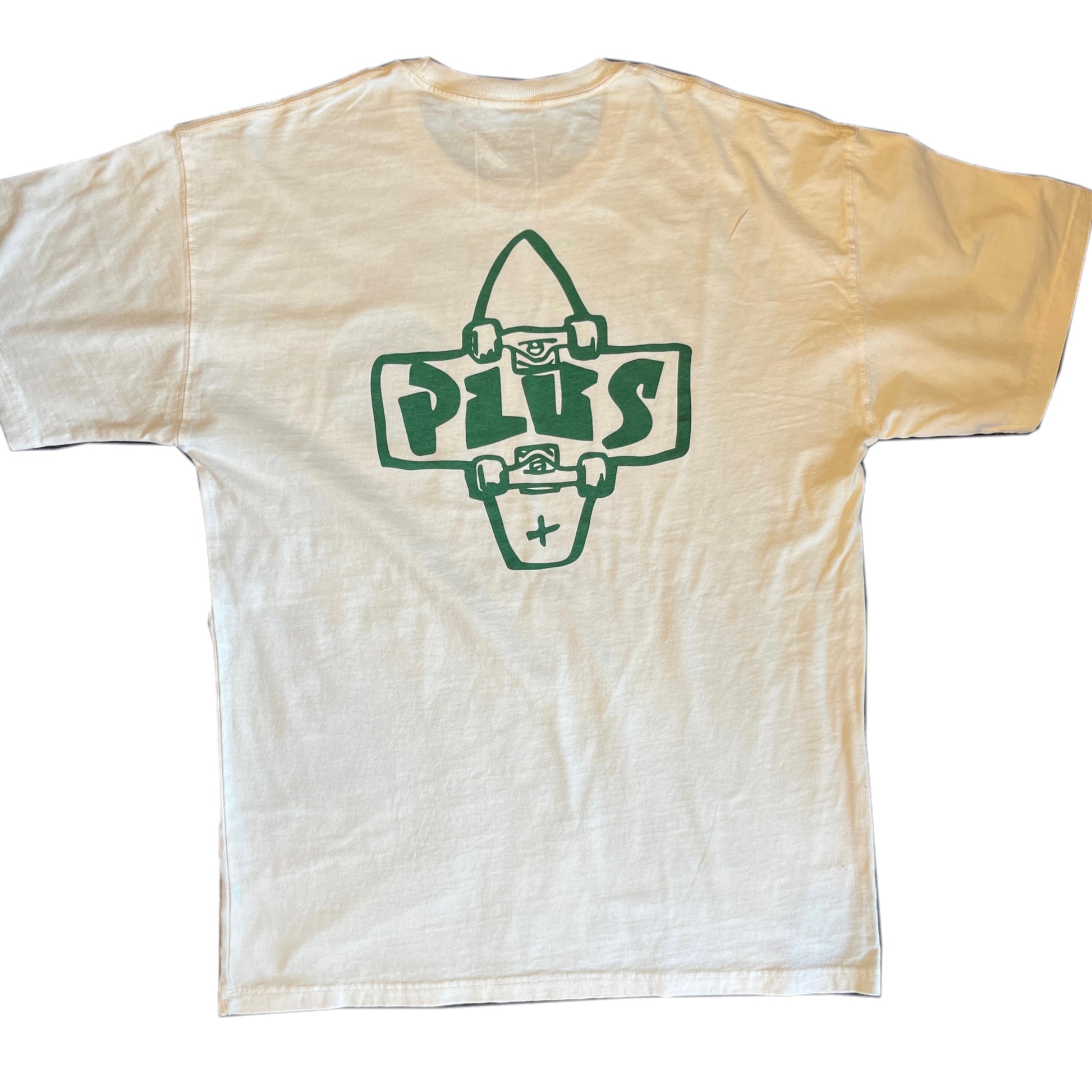 PLUS Circle Shadow Logo Tee - Plus Skateboarding