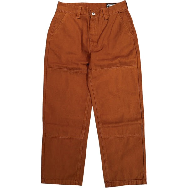Real Skateboards Tough Threads Brown Canvas Double Knee Pants