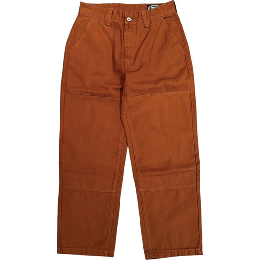 Real Skateboards Tough Threads Brown Canvas Double Knee Pants