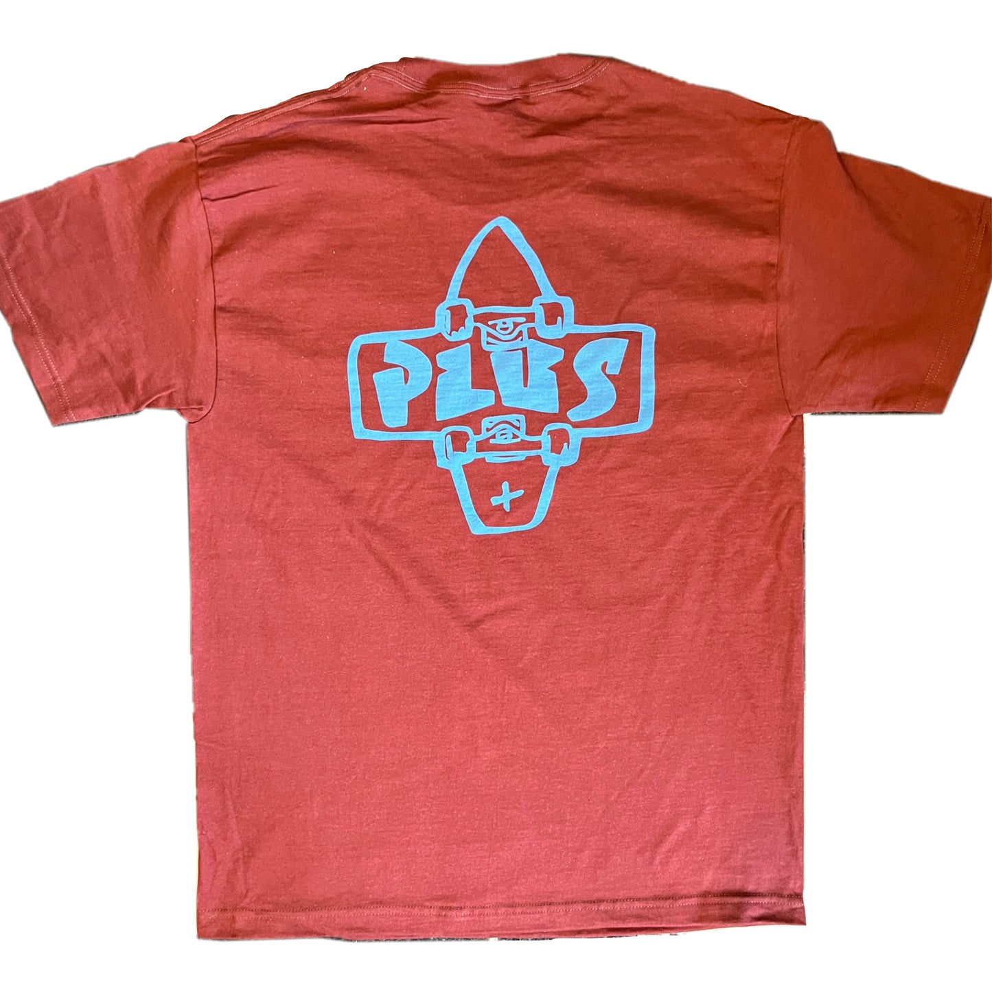 PLUS Circle Shadow Logo Tee - Plus Skateboarding