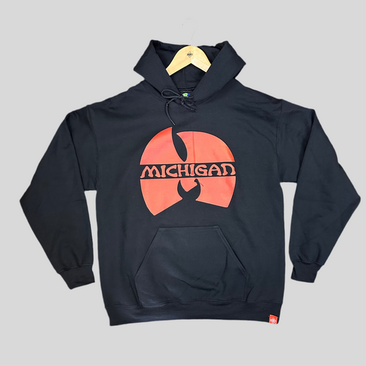 Plus Wu Michigan Hoodie (Red) - Plus Skateboarding