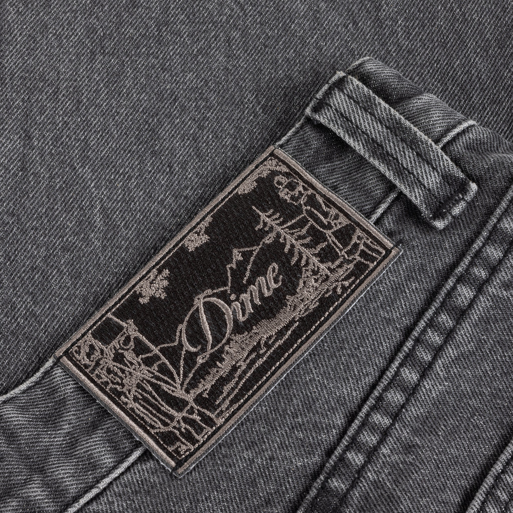Dime Straight Denim Pants (Faded Black)