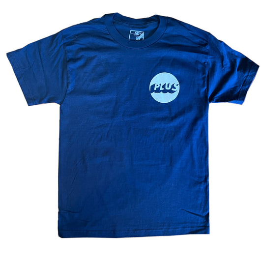 PLUS Circle Shadow Logo Tee - Plus Skateboarding