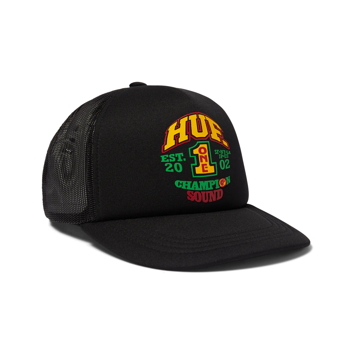 HUF Champion Sound Trucker Hat (Black)