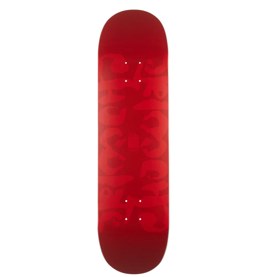 Chocolate Roberts Ink Blot Twin Tip Deck 8.5" on white background