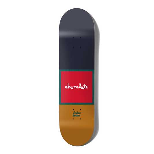 Chocolate Trahan Red Square Deck 8.375"