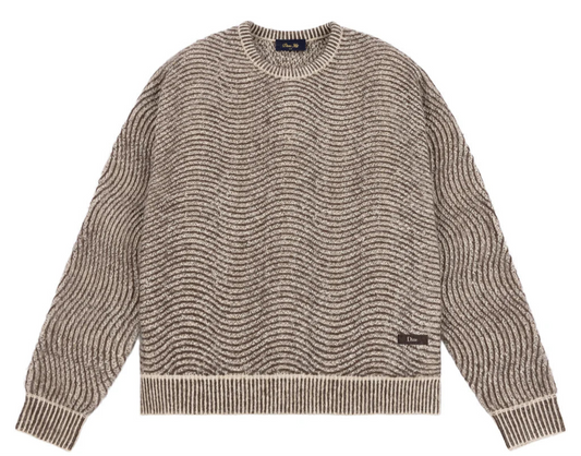 Dime Mohair Wave Knit Camel