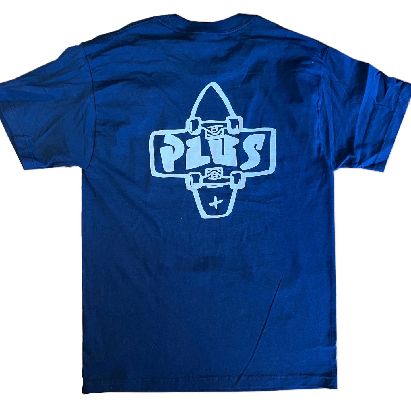 PLUS Circle Shadow Logo Tee - Plus Skateboarding