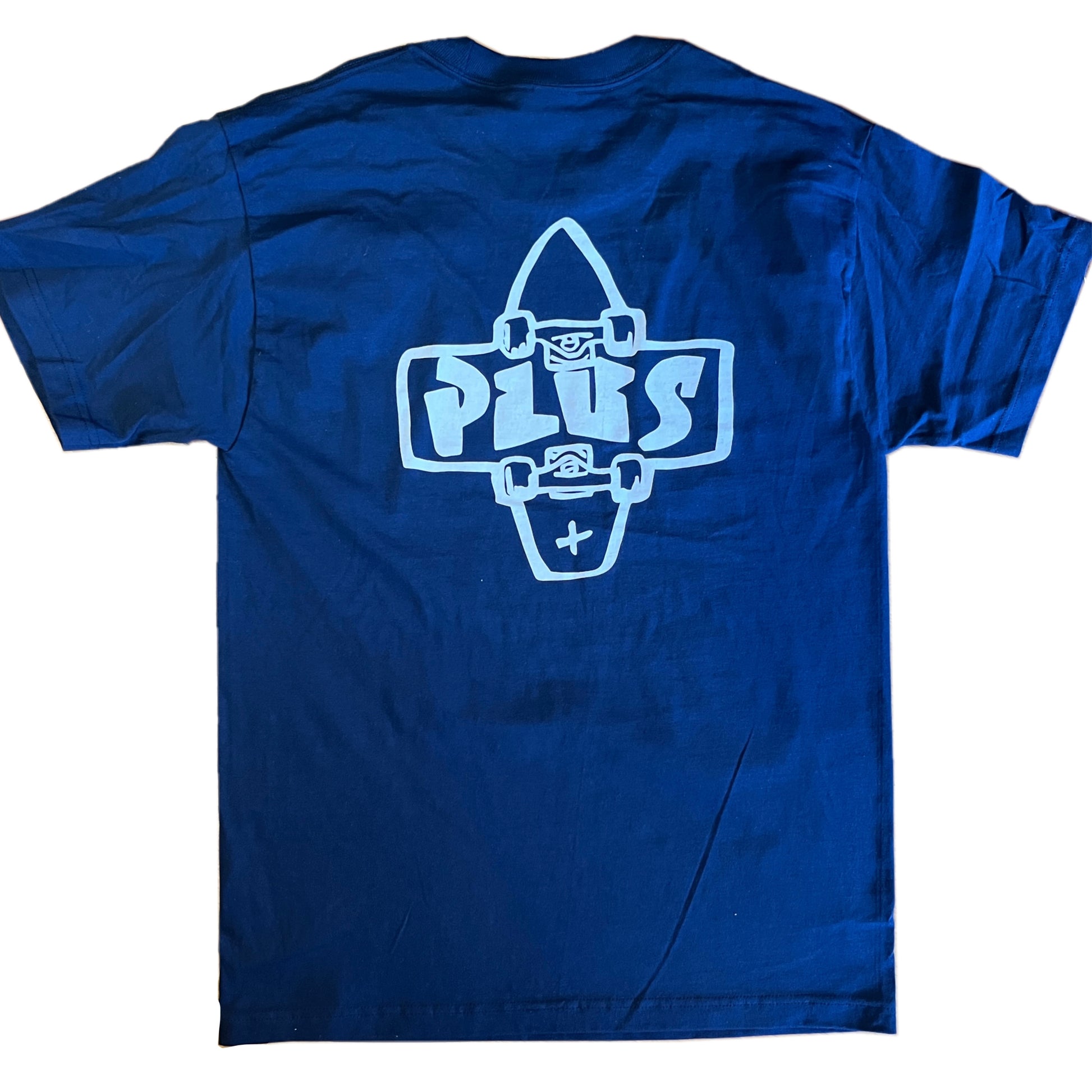 PLUS Circle Shadow Logo Tee - Plus Skateboarding