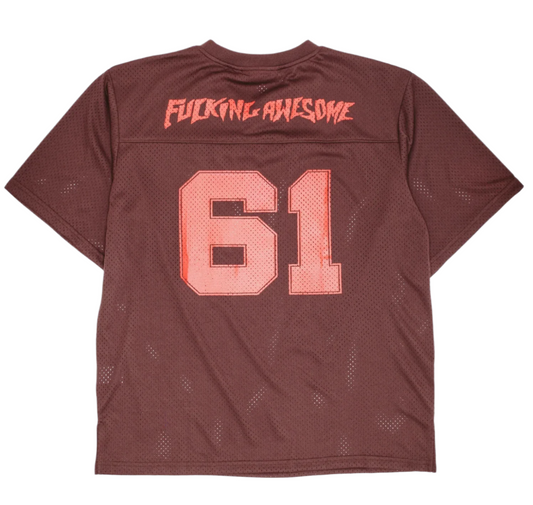 Fucking Awesome Stamp Logo Practice Jersey (Brown) back