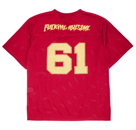 Fucking Awesome Stamp Logo Practice Jersey (Red) back