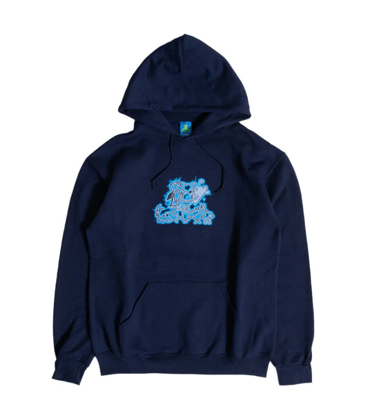 Frog Radioactive Hoodie (Navy) - Plus Skateboarding