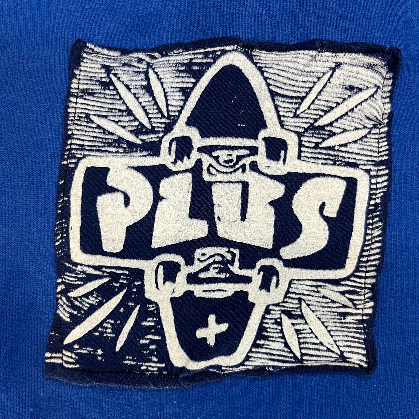 PLUS Patch Hoodie Royal Blue
