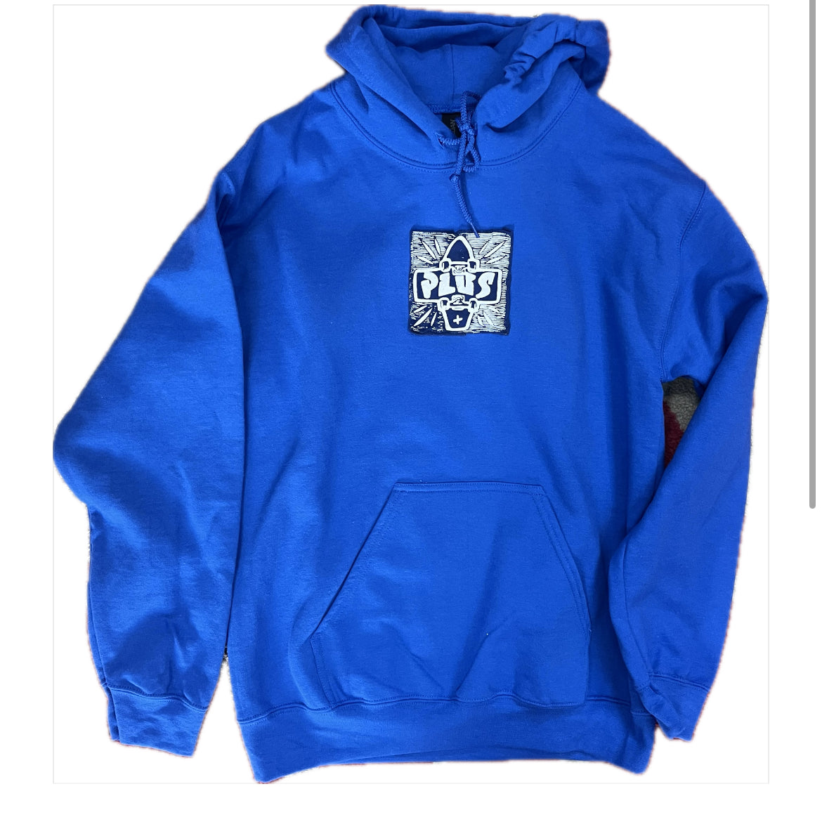 PLUS Patch Hoodie Royal Blue
