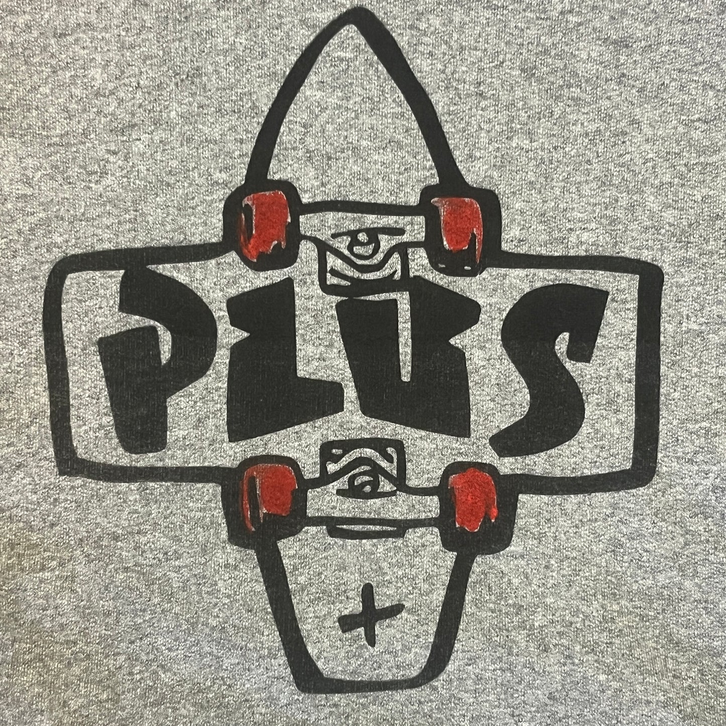 PLUS 2 Tone Logo Hoodie