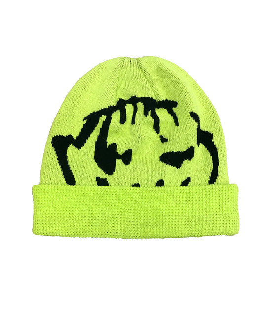 Dancer Mask Beanie (Safety Green)