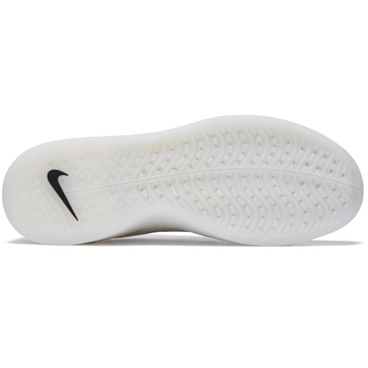 White sneaker with Nike logo on a white background