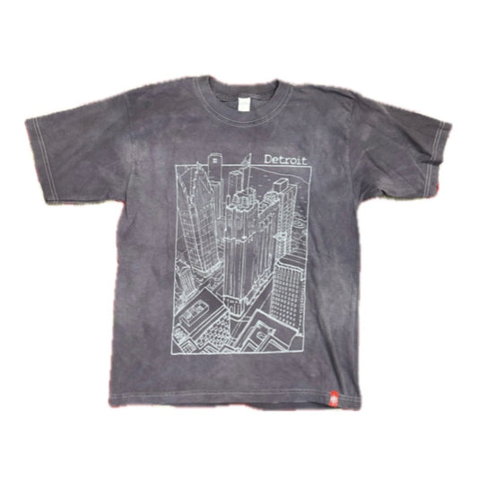 PLUS YOUTH Detroit Cityscape Tee Purple