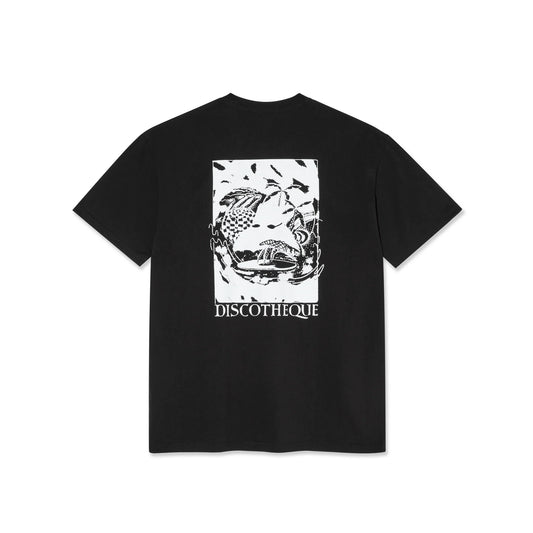 Polar Skate Co. Tee Discotheque - Black - Plus Skateboarding