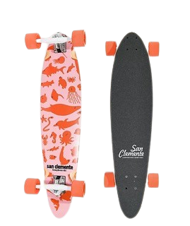 San Clemente Family Pintail Longboard 34" - Plus Skateboarding