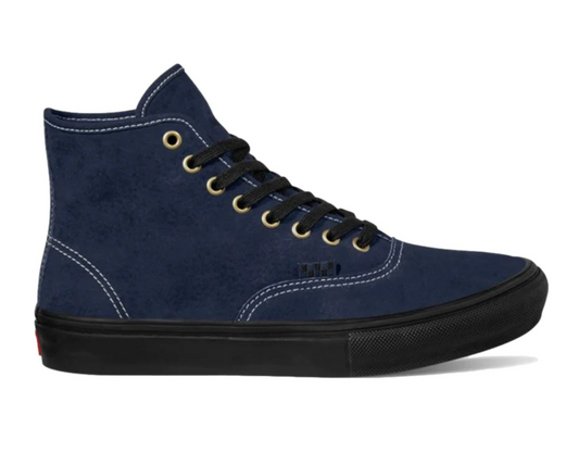 Vans Skate Authentic High Navy Black - Plus Skateboarding