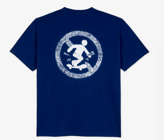 Polar Don't Play T Shirt Deep Royal - Plus Skateboarding