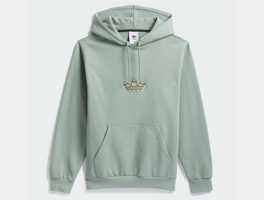ADIDAS Henry Jones Hoodie Silver Green - Plus Skateboarding