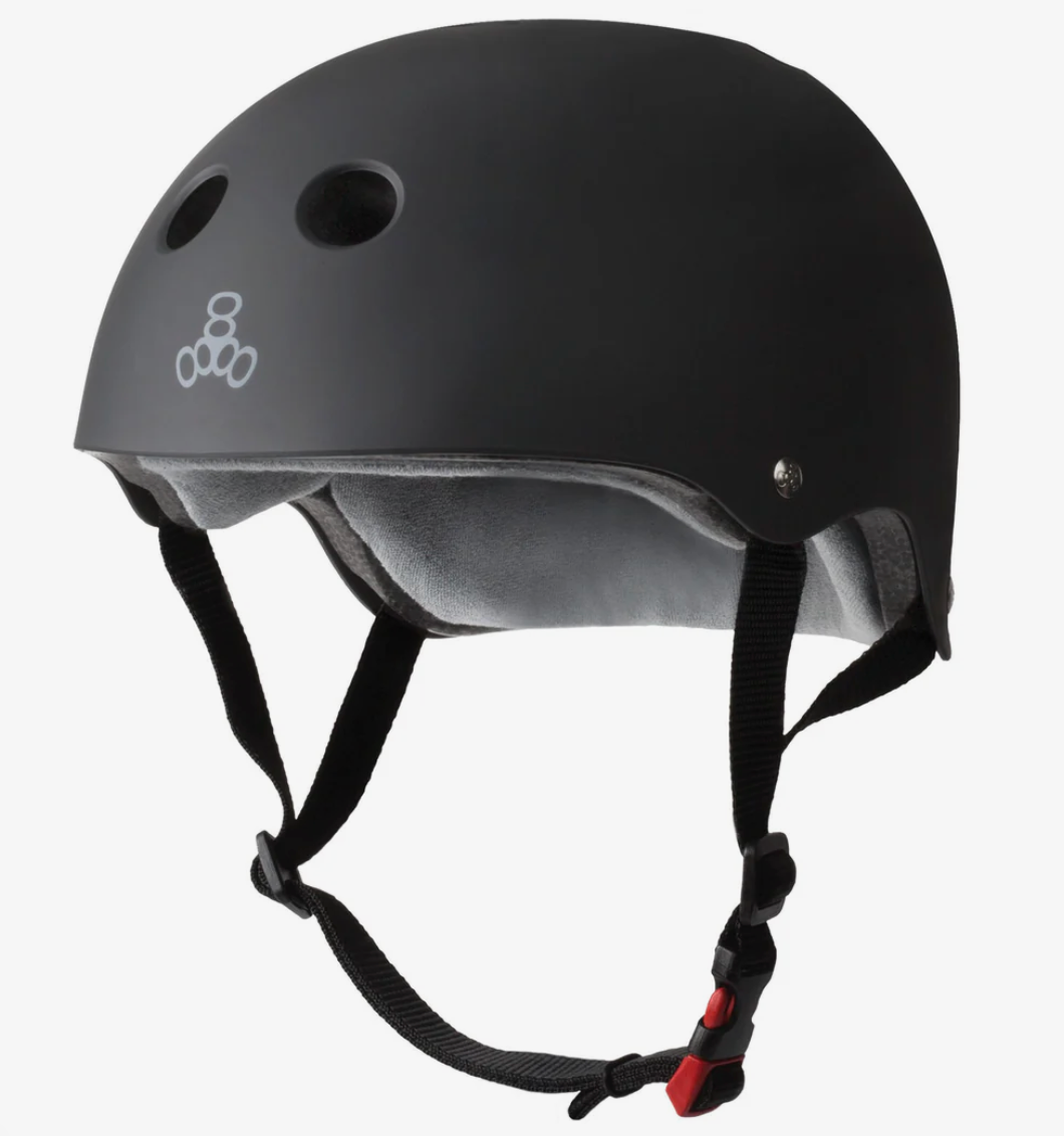 Triple 8 Helmet Certified Sweatsaver Black Matte