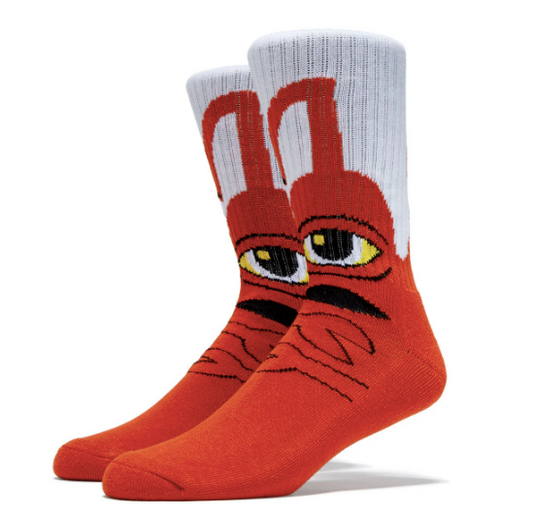 Toy Machine Sect Hug Sock (Orange)