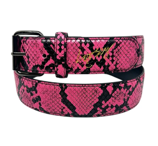 Loosey Pink Slither Belt