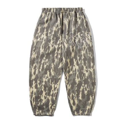 Butter Goods Blotch Fleece Pants (Washed Camo)