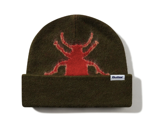 Butter Goods Beetle Mohair Beanie (Green)