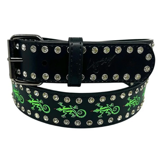 Loosey Gecko Rhinestone Belt