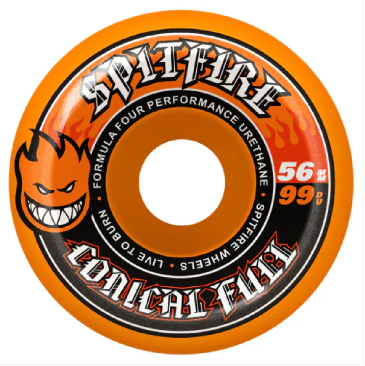 Spitfire F499 Conical Full Orange 56mm 99D