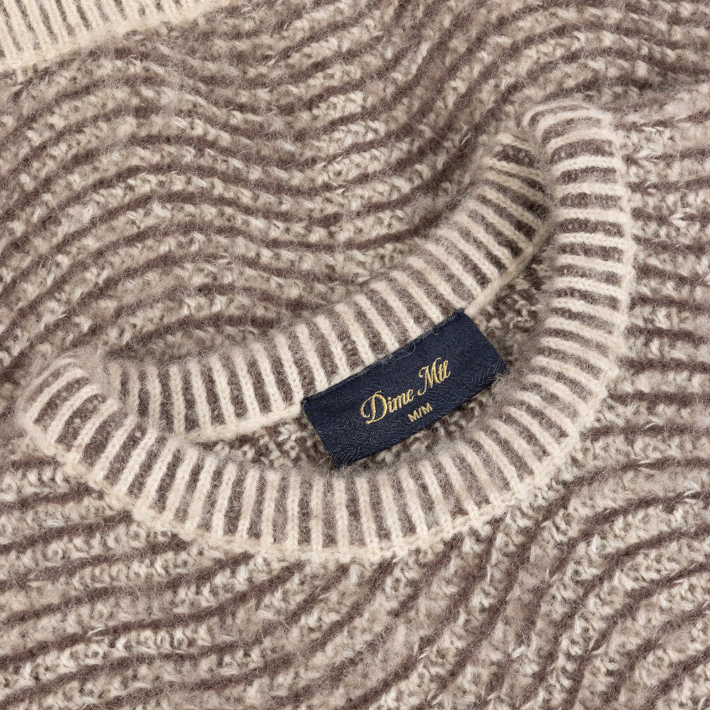 Dime Mohair Wave Knit (Camel)