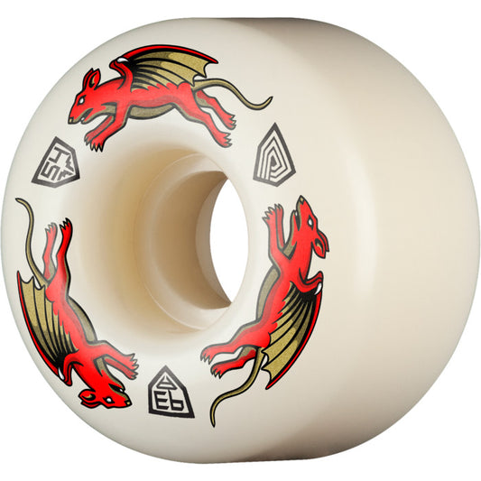 Powell Dragon Formula Red Nano Rats 54mm x 34mm 93A