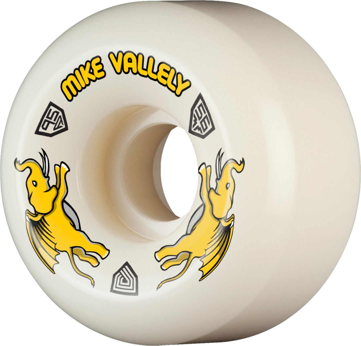 Powell Peralta Dragon Formula Yellow Mike Vallely 95a 56mm x 36mm Wheels