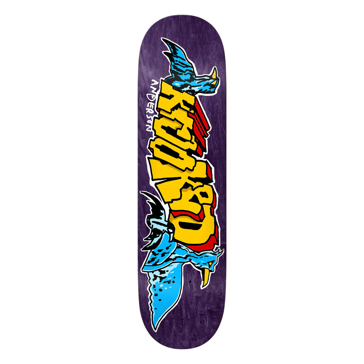 信頼も高い Krooked 8.38 Deck Raptors Anderson Mike トランプ