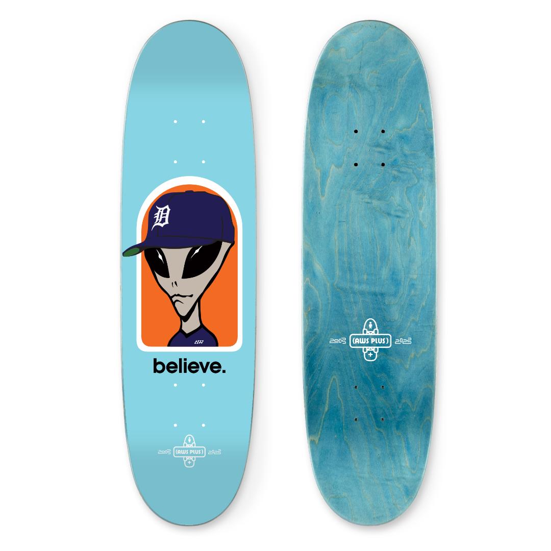 Alien Workshop x PLUS Believe Skateboard - Plus Skateboarding
