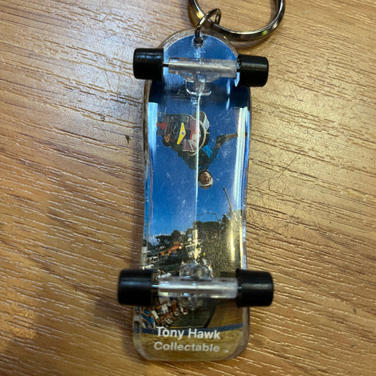 Vintage NOS Tony Hawk Fingerboard Keychain 80s - Plus Skateboarding