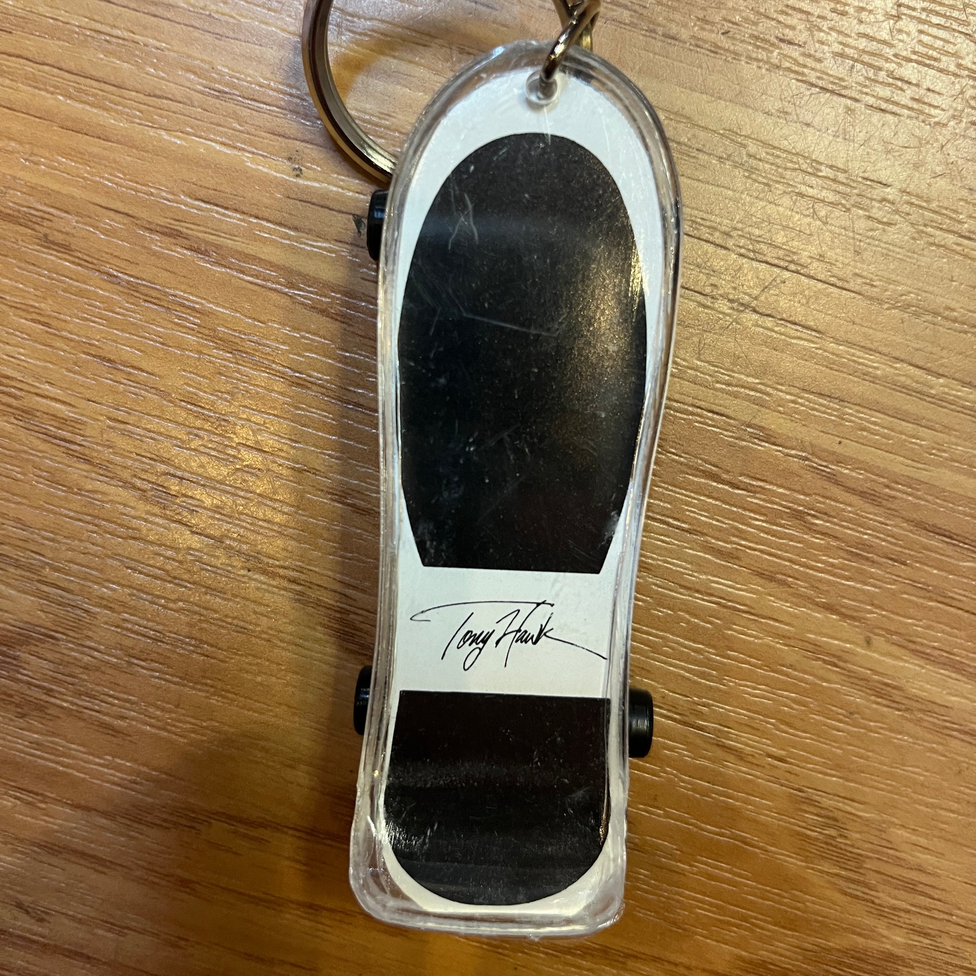 Vintage NOS Tony Hawk Fingerboard Keychain 80s - Plus Skateboarding