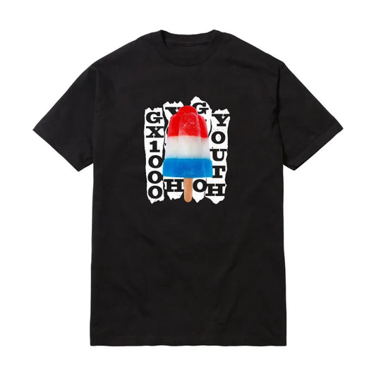 GX1000 Popsicle Tee (Black) - Plus Skateboarding