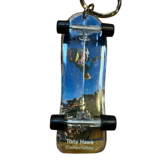 Vintage NOS Tony Hawk Fingerboard Keychain 80s - Plus Skateboarding