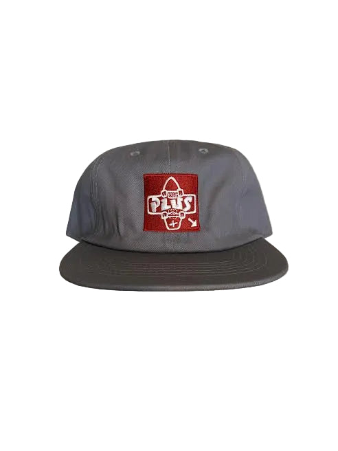 Plus Red Square Logo Hat - Plus Skateboarding
