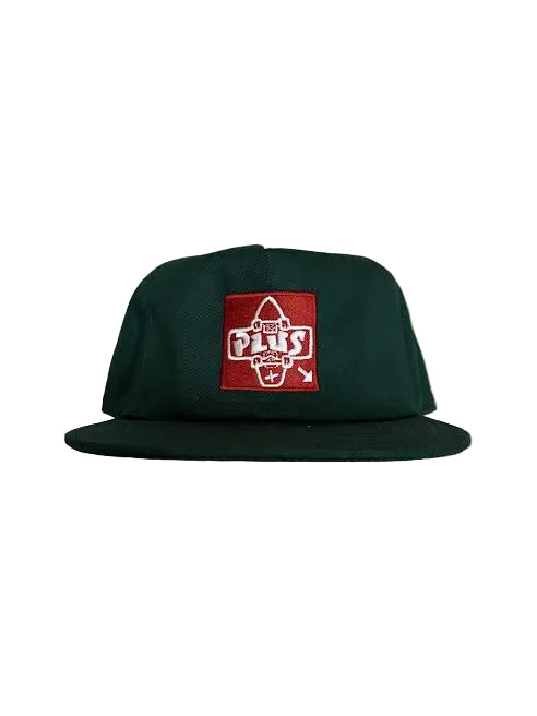 Plus Red Square Logo Hat - Plus Skateboarding