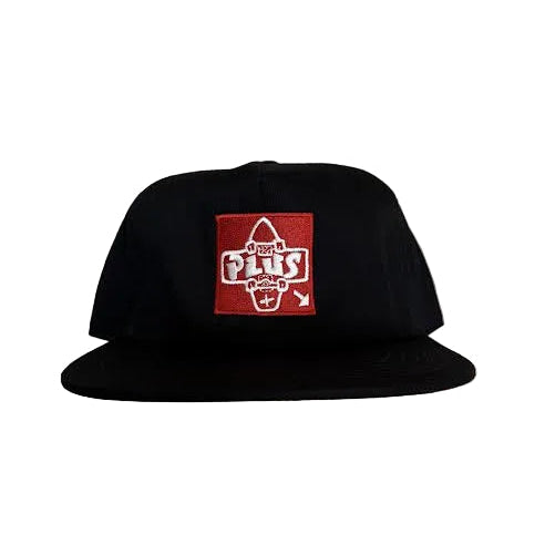 Plus Red Square Logo Hat - Plus Skateboarding