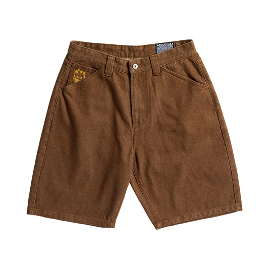Spitfire Bighead Denim Shorts (Brown)