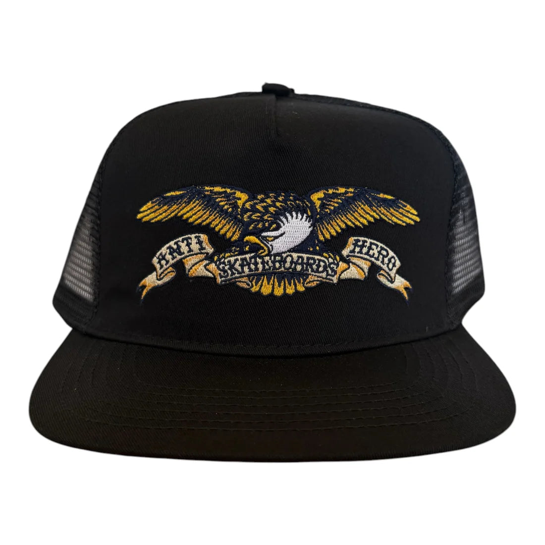 Anti Hero Embroidered Eagle Trucker Hat (Black)