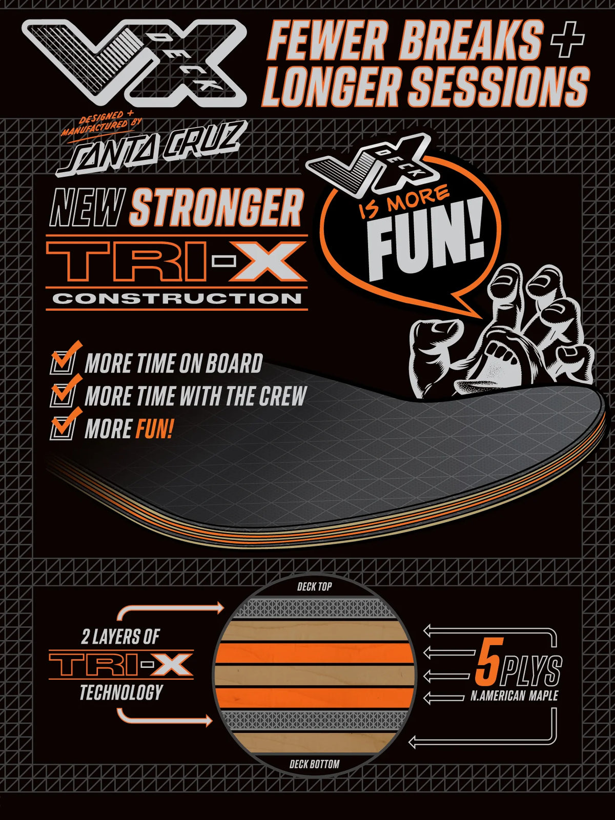 Santa Cruz Winkowski Samurai 10.35" Shaped VX Deck